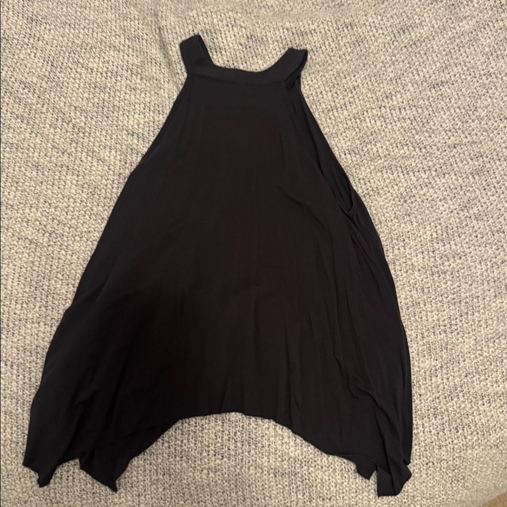 American Eagle Soft & Sexy Tank Top Small – Dark Gray Flowy High Neck - Picture 3 of 3